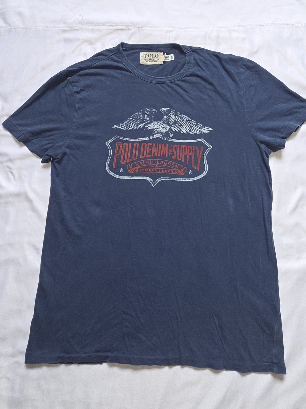 Polo by Ralph Lauren Men's Navy Graphic Tee - Polo Denim & Supply